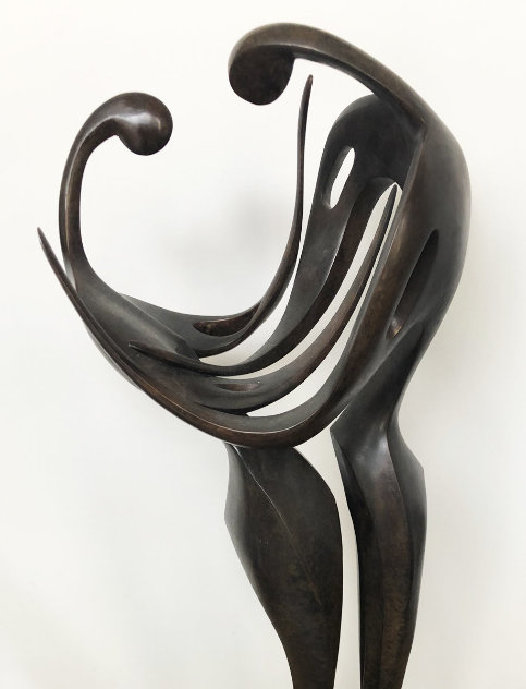 I Am So Proud to Know That You Are Mine Bronze Sculpture 2008 34 in Sculpture by Leon Bronstein