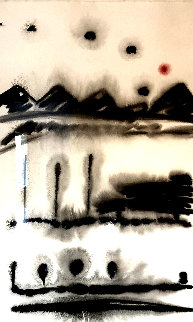 Untitled Painting 1995 44x29 Super Huge Original Painting - Frederick Brown Untitled Painting 1995 44x29 Super Huge Original Painting - Frederick Brown