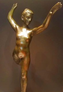 Ballerina Bronze Unique Sculpture 1965 33 in Sculpture - Joe Brown Ballerina Bronze Unique Sculpture 1965 33 in Sculpture - Joe Brown