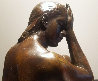 Seated Nude #1 Bronze Sculpture 1946 13 in Sculpture by Joe Brown - 6
