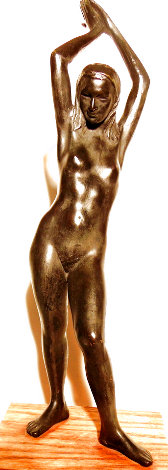 Secret Bronze Sculpture 1965 17 in Sculpture - Joe Brown