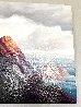 Earth and Ocean 2000 40x84 - Huge - Mural Size - Santa Barbara Original Painting by Phoebe Brunner - 4