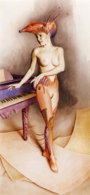 Piano Limited Edition Print by Gil Bruvel