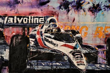 Long Beach Grand Prix 1990 48x84 Huge Original Painting - Michael Bryan Long Beach Grand Prix 1990 48x84 Huge Original Painting - Michael Bryan