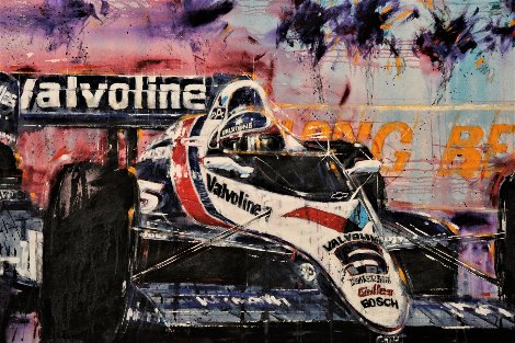 Long Beach Grand Prix 1990 48x84 - Huge Mural Size - California Original Painting - Michael Bryan
