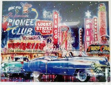 Vintage Vegas Limited Edition Print - Michael Bryan Vintage Vegas Limited Edition Print - Michael Bryan