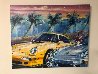 Untitled Car Painting 1998 38x48 Huge Original Painting by Michael Bryan - 1