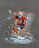 Great Save Drawing 1991 (Hockey) 35x29 Works on Paper (not prints) by Michael Bryan - 0