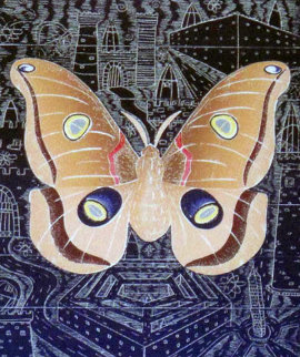 Night Sky - Polyphemus 1992 35x28 Huge Limited Edition Print - John Buck