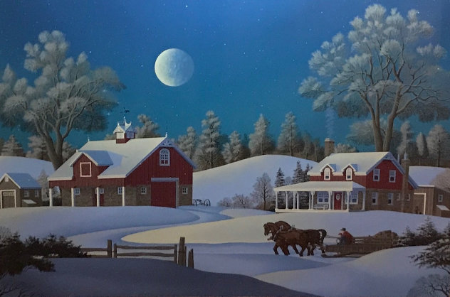 Winterset Farm Limited Edition Print by Jim Buckels