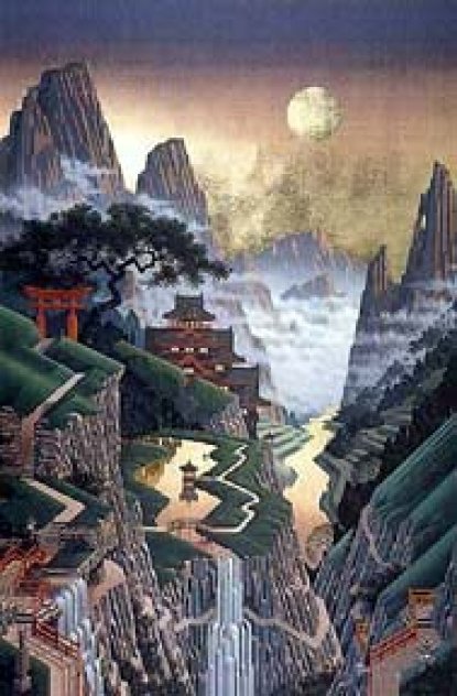 Seventh Torii 1988 Limited Edition Print by Jim Buckels