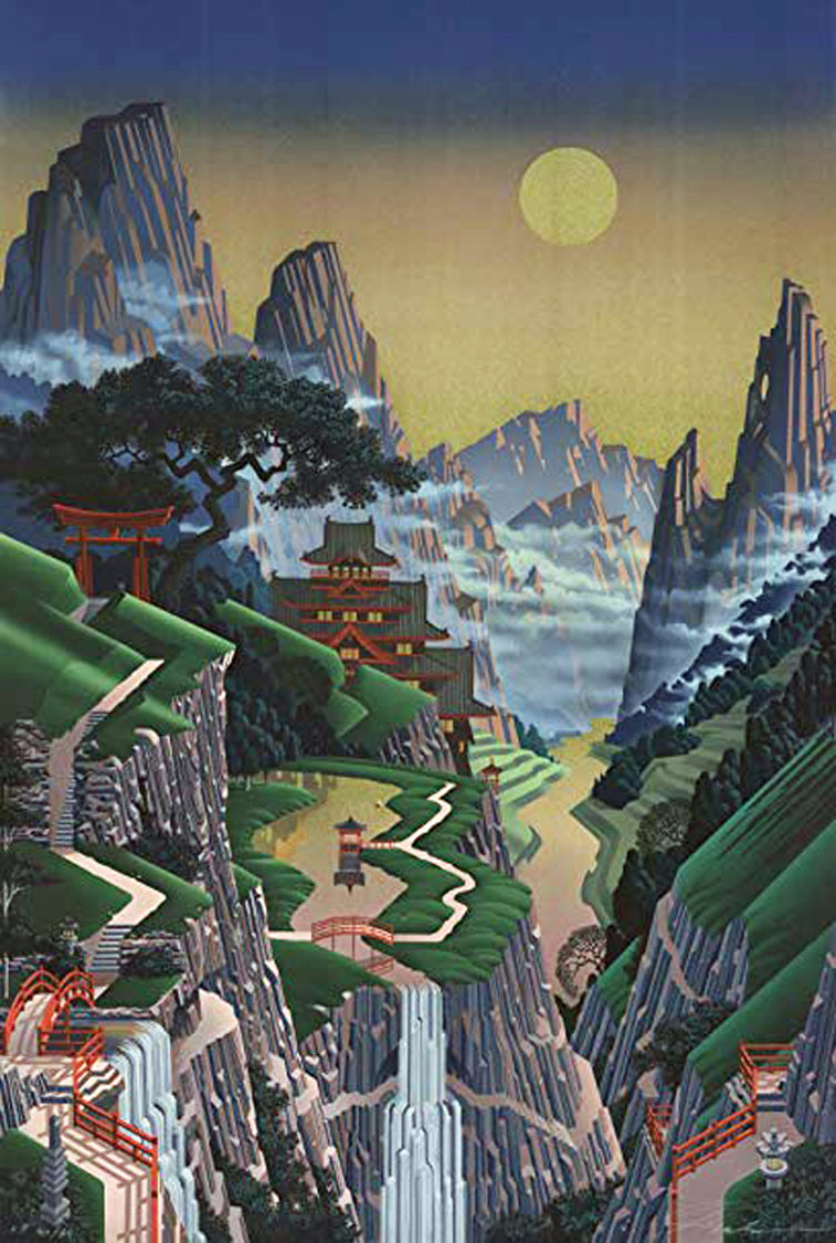 Seventh Torii 1989 Limited Edition Print by Jim Buckels