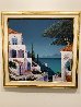 Scylla and Charybdis 1990 26x26 - Greece Original Painting by Jim Buckels - 1