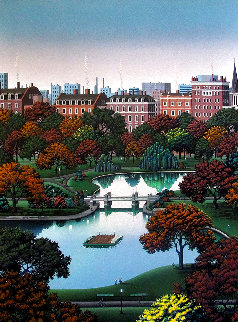 Boston Public Gardens Limited Edition Print - Jim Buckels