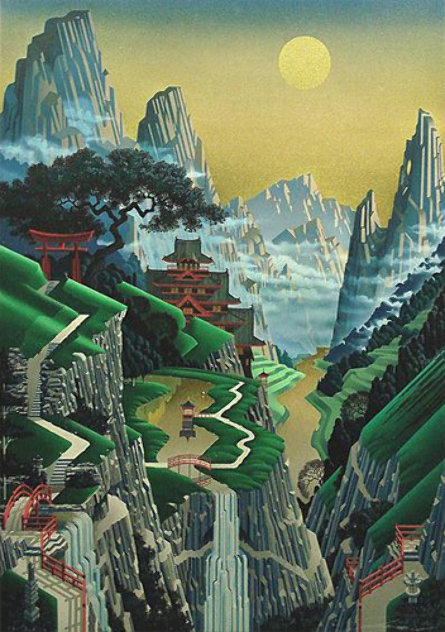 Seventh Torii 1989 Limited Edition Print by Jim Buckels