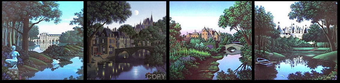 Son Et Lumiere Folio Suite of 4 Limited Edition Print by Jim Buckels