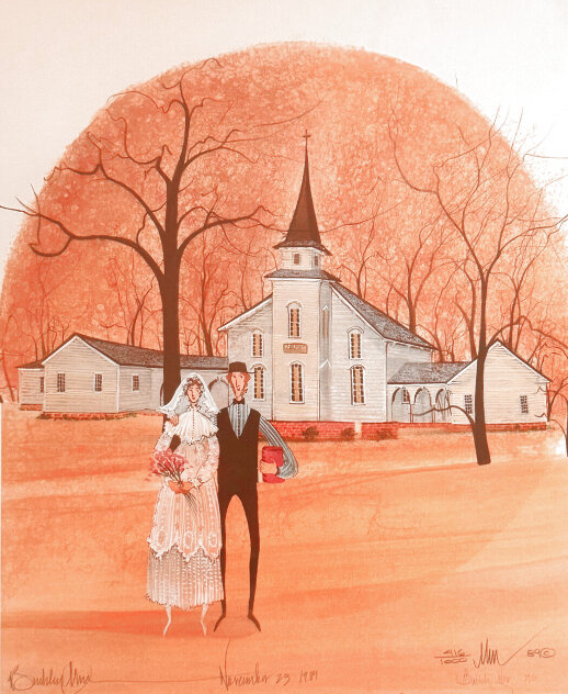 Virginia Wedding 1989 Limited Edition Print by Pat Buckley Moss