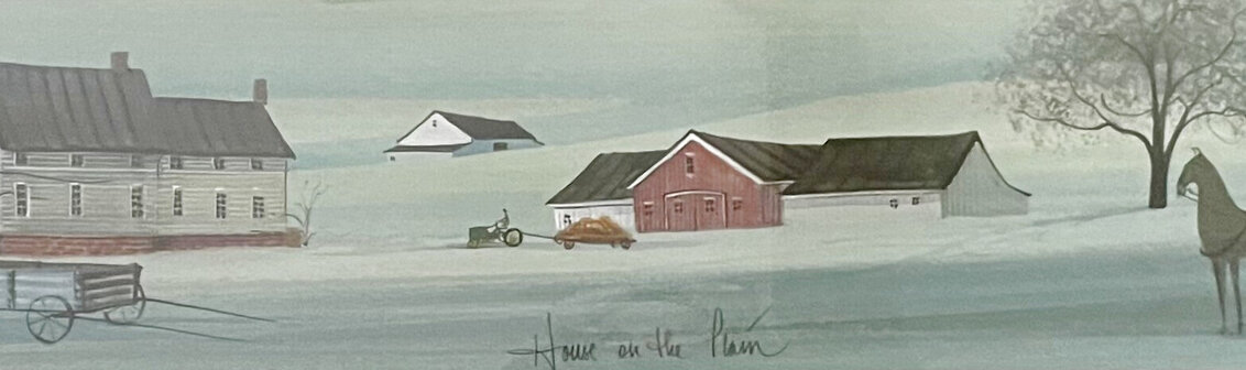 House on the Plain 1994 Limited Edition Print by Pat Buckley Moss