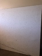 Permelba White on Blue 1975 60x60 Super Huge Original Painting by David Budd - 3 Permelba White on Blue 1975 60x60 Super Huge Original Painting by David Budd - 3