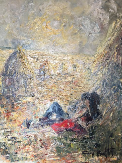 Untitled Painting 1960 40x32 Original Painting - Guy Buffet Untitled Painting 1960 40x32 Original Painting - Guy Buffet