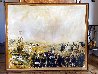 Untitled Milirtary Painting 1960 43x54 - Huge - Early - Brittainy, France, Great Britain Original Painting by Guy Buffet - 1