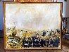 Untitled Military Painting 1960 43x54 - Huge - Early - Brittainy, France, Great Britain Original Painting by Guy Buffet - 1