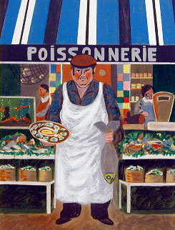 Streets of Paris Suite of 4 Prints 1993 Limited Edition Print - Guy Buffet Streets of Paris Suite of 4 Prints 1993 Limited Edition Print - Guy Buffet
