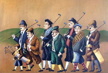 Jean Pierre and the Gang Remarqued 1996 Limited Edition Print - Guy Buffet Jean Pierre and the Gang Remarqued 1996 Limited Edition Print - Guy Buffet
