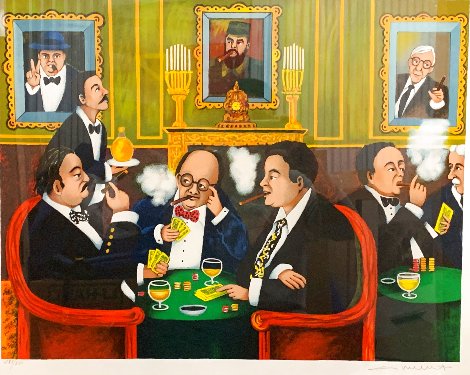 Poker Night At the Club Limited Edition Print - Guy Buffet