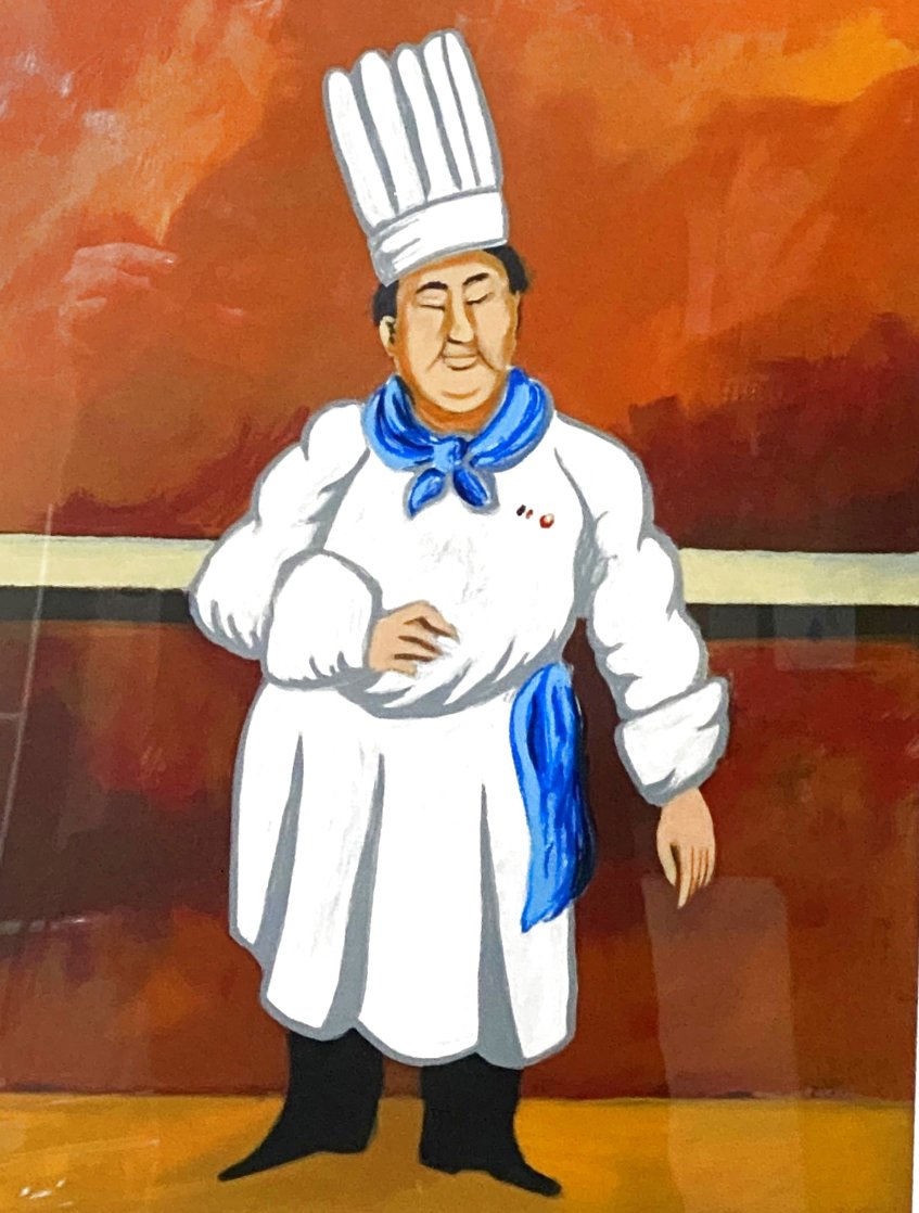 Chef Hubert Limited Edition Print by Guy Buffet