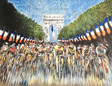 Finish Line 2000 Tour de France Limited Edition Print - Guy Buffet