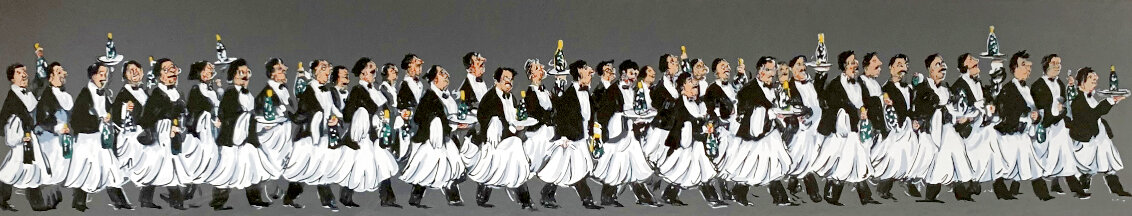 Liza's Wedding 2004 - Huge 57x22 Limited Edition Print by Guy Buffet