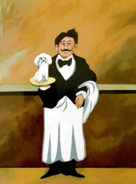 Wine Tasting - Huge 26x42 by Guy Buffet - For Sale on Art Brokerage