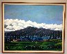 Kapalua Bar and Grill, 18th Fairway 1985 34x42 Original Painting by Guy Buffet - 2