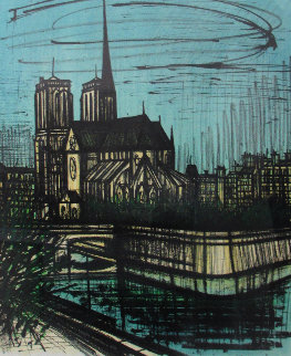 Notre Dame De Paris 1968 Limited Edition Print - Bernard Buffet Notre Dame De Paris 1968 Limited Edition Print - Bernard Buffet