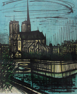 Notre Dame De Paris - France  1968 Limited Edition Print - Bernard Buffet