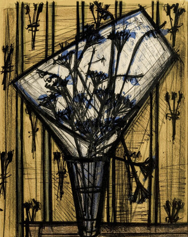 Flowers (Mourlot 4) 1954 Limited Edition Print - Bernard Buffet