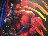 Get Up And Fight XIII 39x48 - Muhammed Ali Original Painting by Simon Bull - 0