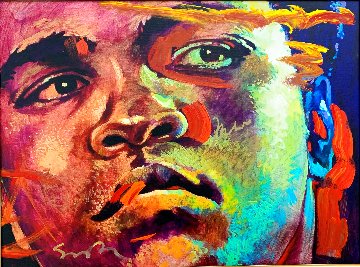 Muhammad Ali - Reflection 2008 31x40 Super Huge HS by Ali Original Painting - Simon Bull Muhammad Ali - Reflection 2008 31x40 Super Huge HS by Ali Original Painting - Simon Bull