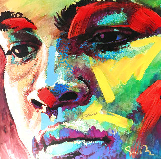 Beautiful Dreamer XIV, HS Muhammad Ali 38x38 Original Painting - Simon Bull Beautiful Dreamer XIV, HS Muhammad Ali 38x38 Original Painting - Simon Bull