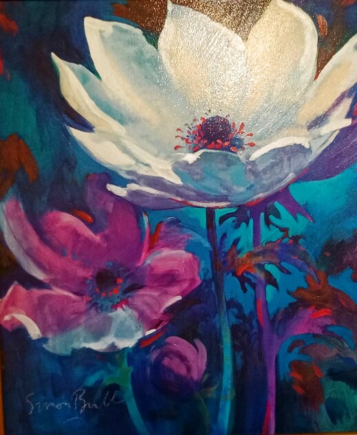 Enlightenment 2001 - Framed Embellished Giclee on Canvas Limited Edition Print by Simon Bull