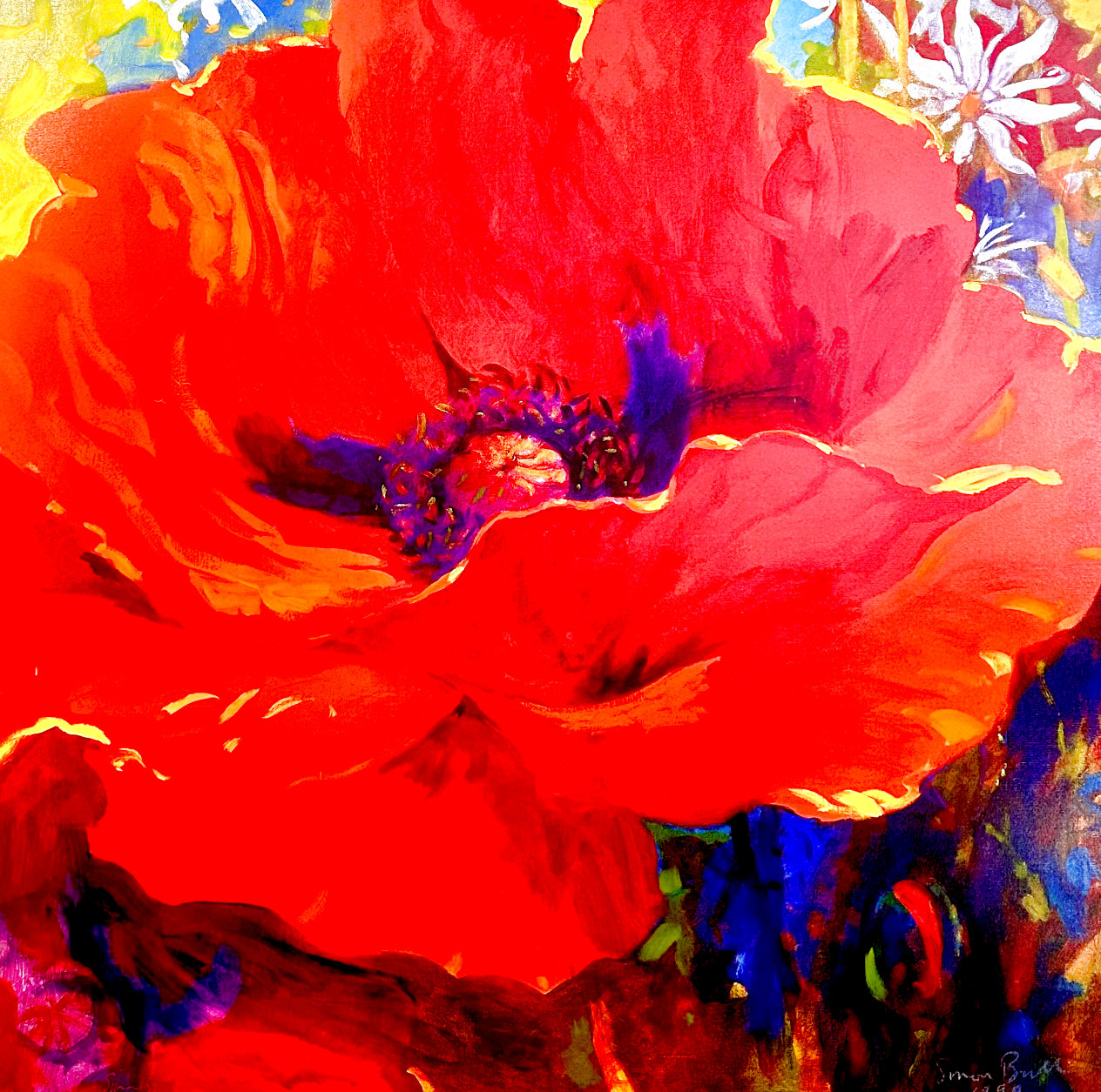Wonderland 1997 Limited Edition Embellished Giclee on Canvas by Simon ...