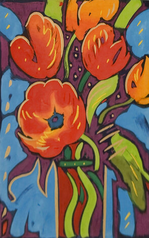 With One Look 1998 Embellished Giclee on Canvas Limited Edition Print - Simon Bull