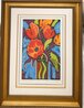 With One Look 1998 - Framed  Embellished on Canvas Limited Edition Print by Simon Bull - 1