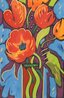 With One Look 1998 - Framed  Embellished on Canvas Limited Edition Print by Simon Bull - 2