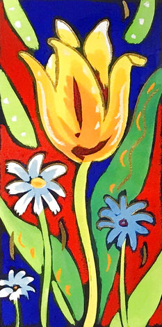 Perfect 2000  Mixed Media with Gold Foil on Canvas Limited Edition Print - Simon Bull