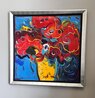 Poppy Celebration 2015 48x48 Acrylic on Canvas - Huge Original Painting by Simon Bull - 1 Poppy Celebration 2015 48x48 Acrylic on Canvas - Huge Original Painting by Simon Bull - 1