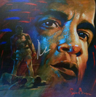 Legacy - Muhammad Ali 35x35 Original Painting - Simon Bull Legacy - Muhammad Ali 35x35 Original Painting - Simon Bull