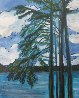 Blue Lake 39x31 Original Painting by Jane Bunnett - 0