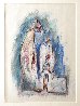 Untitled (Family) Pastel 1979 27x25 Works on Paper (not prints) by Hans Burkhardt - 2